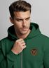 Herren Sweatjacke mit Kapuze Logo Bäume Wald Print Outdoor Motiv Zip Hoodie Männer Fashion Neverless®preview