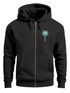 Herren Sweatjacke mit Kapuze Palmenlogo Travel Zipjacke Zip-Hoodie  Männer Fashion Streetstyle Neverless®preview