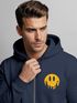 Herren Sweatjacke mit Kapuze Print Aufdruck Motiv Zipjacke Zip-Hoodie  Männer Fashion Streetstyle Neverless®preview
