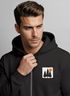 Herren Sweatjacke mit Kapuze Print Bäume Logo Sweatshirt Zipjacke Zip-Hoodie Männer Fashion Streetstyle Neverless®preview