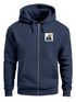 Herren Sweatjacke mit Kapuze Print Bäume Logo Sweatshirt Zipjacke Zip-Hoodie Männer Fashion Streetstyle Neverless®preview