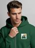 Herren Sweatjacke mit Kapuze Print Bäume Logo Sweatshirt Zipjacke Zip-Hoodie Männer Fashion Streetstyle Neverless®preview