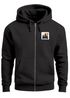 Herren Sweatjacke mit Kapuze Print Bäume Logo Sweatshirt Zipjacke Zip-Hoodie Männer Fashion Streetstyle Neverless®preview