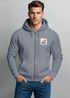 Herren Sweatjacke mit Kapuze Print Bäume Logo Sweatshirt Zipjacke Zip-Hoodie Männer Fashion Streetstyle Neverless®preview