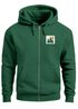 Herren Sweatjacke mit Kapuze Print Bäume Logo Sweatshirt Zipjacke Zip-Hoodie Männer Fashion Streetstyle Neverless®preview