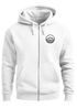 Herren Sweatjacke mit Kapuze Wandern Berge Logo Motiv Zip Hoodie Männer Outdoor Fashion Neverless®preview