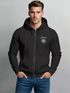 Herren Sweatjacke mit Kapuze Zip Hoodie Hawaii Print Tribal Zipjacke Männer Fashion Streetstyle Neverless®preview
