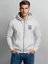 Herren Sweatjacke mit Kapuze Zip Hoodie Hawaii Print Tribal Zipjacke Männer Fashion Streetstyle Neverless®preview