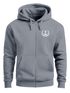 Herren Sweatjacke mit Kapuze Zip-Hoodie Motiv Anker Meer Boot Männer Fashion Streetstyle Neverless®preview