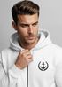 Herren Sweatjacke mit Kapuze Zip-Hoodie Motiv Anker Meer Boot Männer Fashion Streetstyle Neverless®preview