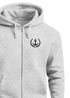 Herren Sweatjacke mit Kapuze Zip-Hoodie Motiv Anker Meer Boot Männer Fashion Streetstyle Neverless®preview