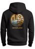 Herren Sweatjacke Outdoor Backprint Retro Logo Abstrakt Zipjacke Zip-Hoodie Männer Fashion Streetstyle Neverless®preview