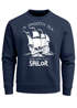 Herren Sweatshirt A smooth sea never made skilled sailor Sailing Segeln Neverless®preview