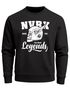 Herren Sweatshirt Biker Racer Shirt Helmet Wings Motorradhelm Flügel Skull Legends Rundhals-Pullover Neverless®preview