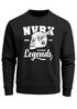 Herren Sweatshirt Biker Racer Shirt Helmet Wings Motorradhelm Flügel Skull Legends Rundhals-Pullover Neverless®preview