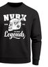 Herren Sweatshirt Biker Racer Shirt Helmet Wings Motorradhelm Flügel Skull Legends Rundhals-Pullover Neverless®preview