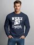 Herren Sweatshirt Biker Racer Shirt Helmet Wings Motorradhelm Flügel Skull Legends Rundhals-Pullover Neverless®preview