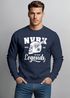 Herren Sweatshirt Biker Racer Shirt Helmet Wings Motorradhelm Flügel Skull Legends Rundhals-Pullover Neverless®preview