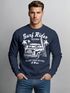 Herren Sweatshirt Bus Surfing Retro Pullover Männer Neverless®preview