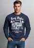 Herren Sweatshirt Bus Surfing Retro Pullover Männer Neverless®preview