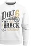 Herren Sweatshirt Dirt Track Biker Retro Vintage Rundhals-Pullover Neverless®preview