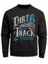 Herren Sweatshirt Dirt Track Biker Retro Vintage Rundhals-Pullover Neverless®preview