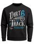 Herren Sweatshirt Dirt Track Biker Retro Vintage Rundhals-Pullover Neverless®preview
