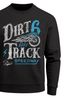 Herren Sweatshirt Dirt Track Biker Retro Vintage Rundhals-Pullover Neverless®preview