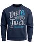 Herren Sweatshirt Dirt Track Biker Retro Vintage Rundhals-Pullover Neverless®preview
