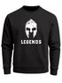 Herren Sweatshirt Legends Sparta Spartaner Helm Pullover Rundhalspullover Männer Neverless®preview
