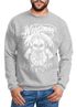 Herren Sweatshirt Lumberjack Woodsman Hipster Bart Skull Totenkopf Pullover Männer Neverless®preview