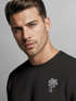 Herren Sweatshirt mit Logoprint Palme Regular Fit Neverless®preview