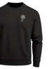 Herren Sweatshirt mit Logoprint Palme Regular Fit Neverless®preview