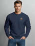 Herren Sweatshirt mit Logoprint Palme Regular Fit Neverless®preview