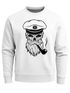 Herren Sweatshirt Totenkopf Kapitän Captain Skull Bard Hipster Seemann Pullover Neverless®preview