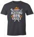 Herren T-Shirt Achtung Opa grillt Geschenke für Großväterr Grillen Spruch lustig Vatertag Geburtstag Moonworks®preview