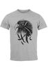 Herren T-Shirt Adler Aufdruck Slim Fit Neverless®preview