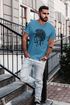 Herren T-Shirt Adler Aufdruck Slim Fit Neverless®preview