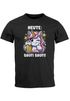 Herren T-Shirt Alkohol Bier EinhornPartyshirt Feiern Fun-Shirt Spruch lustig Moonworks®preview