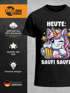 Herren T-Shirt Alkohol Bier EinhornPartyshirt Feiern Fun-Shirt Spruch lustig Moonworks®preview