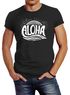 Herren T-Shirt Aloha Wellen Surfing Sommer Slim Fit Neverless®preview