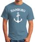 Herren T-Shirt Anker Design Hamburg Moonworks®preview