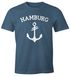 Herren T-Shirt Anker Design Hamburg Moonworks®preview