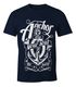 Herren T-Shirt - Anker Motiv Aufdruck Anchor your Soul Seemann - Moonworkspreview