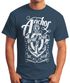 Herren T-Shirt - Anker Motiv Aufdruck Anchor your Soul Seemann - Moonworkspreview