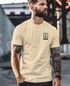 Herren T-Shirt Anker Motiv Brust Batch Logo Fashion Streetstyle Neverless®preview