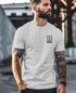 Herren T-Shirt Anker Motiv Brust Batch Logo Fashion Streetstyle Neverless®preview