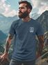 Herren T-Shirt Anker Motiv Brust Batch Logo Fashion Streetstyle Neverless®preview