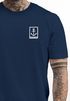 Herren T-Shirt Anker Motiv Brust Batch Logo Fashion Streetstyle Neverless®preview