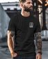 Herren T-Shirt Anker Motiv Brust Batch Logo Fashion Streetstyle Neverless®preview